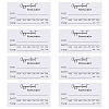 50Pcs Paper Appointment Reminder Cards AJEW-TADJ0001-22-1