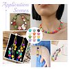 48Pcs 12 Colors Alloy Beads FIND-PH0020-03-6