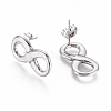 304 Stainless Steel Stud Earrings EJEW-I235-09-3