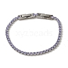 304 Stainless Steel Rhinestone Cup Chain Bracelets BJEW-S002-01A-1