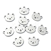 304 Stainless Steel Charms STAS-CJC0008-10P-03-3
