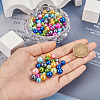  540Pcs 27 Style Spray Painted ABS Plastic Imitation Pearl Beads OACR-TA0001-18-11