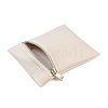 Imitation Leather Jewelry Storage Zipper Bags ABAG-G016-01C-02-3