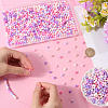 1000Pcs Frosted Opaque Acrylic Beads OACR-SP0001-32C-3