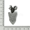 304 Stainless Steel Pendants STAS-C099-02AS-3