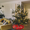 Polyester Christmas Tree Skirt DIY-WH0321-40B-6