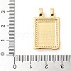 Brass Micro Pave Cubic Zirconia Pendants KK-U053-20G-05-3