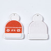 Christmas Themed Transparent Printed Acrylic Pendants KY-S163-339-3