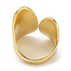 Rack Plating Brass Cuff Finger Rings for Women RJEW-C114-13F-G-3