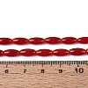 Opaque Glass Beads Strands X-GLAA-T028-15P-02-4