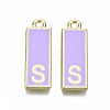 Alloy Enamel Pendants ENAM-T012-01S-RS-2