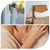 40Pcs 201 Stainless Steel Pendants STAS-DC0016-30A-7