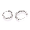 304 Stainless Steel Hoop Earrings for Women EJEW-N059-20P-2