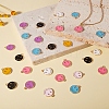 70Pcs 7 Colors Alloy Enamel Charms ENAM-SZ0002-22-5