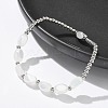 304 Stainless Steel Beads Stretch Breacelets for Women BJEW-M054-01P-01-4