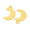 925 Sterling Silver Moon Charms STER-B005-35G-2