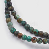 Natural African Turquoise(Jasper) Bead Strands X-G-A130-2mm-L03-2