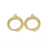 Alloy Huggie Hoop Earring Findings X-PALLOY-F249-19G-1