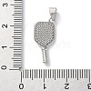 Rack Plating Brass Micro Pave Cubic Zirconia Pendants KK-Z079-02P-3