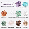 Natural & Synthetic Mixed Gemstone Chip Beads G-AR0001-17-5