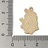 Thanksgiving Day Golden Tone Alloy Enamel Pendants ENAM-M002-01K-G-3