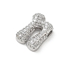 Brass Micro Pave Cubic Zirconia Pendants KK-A300-02P-N-2