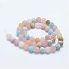 Natural Morganite Beads Strands G-E365-03-8mm-3