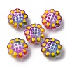 Glass Enamel Beads GLAA-C038-02K-1
