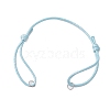 5Pcs 5 Colors Adjustable Waxed Polyester Cord Bracelet Making AJEW-JB01314-02-2