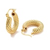 Brass Chunky Hoop Earrings for Women EJEW-A072-21LG-2