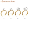 Brass Cuff Finger Ring Settings KK-L219-15A-G-4