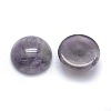 Natural Amethyst Cabochons G-P393-R14-14mm-2