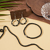 1 Strand Natural Shungite Beads Strands G-TA0003-34A-6