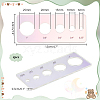 Acrylic Measuring Tool for Doll Craft Eyes TOOL-WH0155-110A-01-2