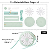 DIY Sew on PU Leather Daisy Flower Pattern Round Multi-Use Crossbody/Shoulder Bag Making Kits DIY-WH0297-56C-2