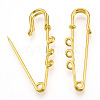 Iron Safety Pin Brooch Findings IFIN-TAC0008-01G-1