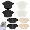 4 Pairs 4 Styles Sponge with Polyester Non-Slip Shoes Pads AJEW-FG0003-90-1