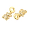 Brass with Cubic Zirconia Pendants KK-K343-02G-2