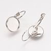 Brass Leverback Earring Findings LS-KK-H023-P-2