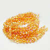 Electroplate Glass Beads EGLA-D025-9-2