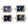 Natural Sodalite Faceted Rectangle Links G-I375-07G-02-1