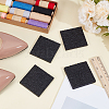 2Pairs Square Rubber Anti-slip Stickers for Shoe Soles AJEW-CY0002-56-4