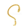 Alloy Snake Cuff Earrings for Girl Women Gift PW-WG93319-01-1