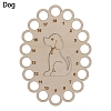 Wooden Embroidery Thread Plate PW-WG93817-06-1