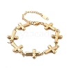 304 Stainless Steel Link Chain Bracelets for Women BJEW-U021-08G-03-4