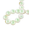 Natural Freshwater Shell Enamel Beads SHEL-N026-194-03B-4