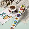 Self-Adhesive Kraft Paper Gift Tag Stickers LS-DIY-G013-A23-5