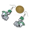 Halloween Printed Acrylic Dangle Earrings EJEW-JE05979-2