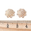 Brass Fancy Bead Caps KK-EC1166-LG-2
