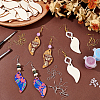   DIY Blank Twist Drop Earring Making Kit DIY-PH0013-40-4